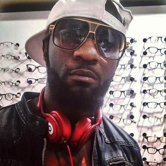 Designer Oversized Square Aviator Sunglasses Men - Picture 2 of 4